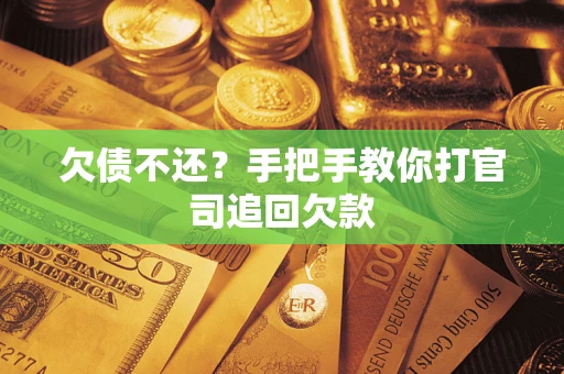 武汉欠债不还？手把手教你打官司追回欠款