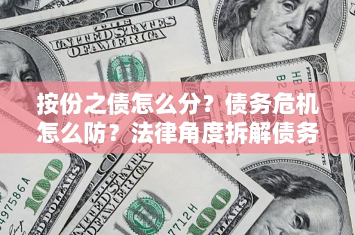 武汉按份之债怎么分？债务危机怎么防？法律角度拆解债务分配与风险自保指南