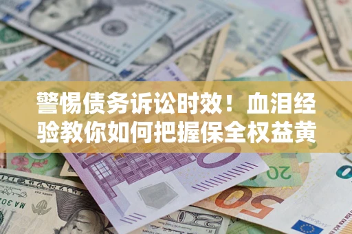 武汉警惕债务诉讼时效！血泪经验教你如何把握保全权益黄金期