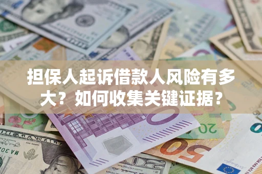 武汉担保人起诉借款人风险有多大？如何收集关键证据？