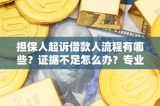 武汉担保人起诉借款人流程有哪些？证据不足怎么办？专业律师解答