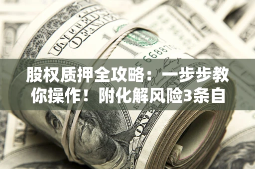 武汉股权质押全攻略：一步步教你操作！附化解风险3条自救法则