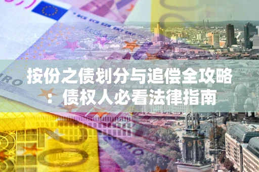 武汉按份之债划分与追偿全攻略：债权人必看法律指南