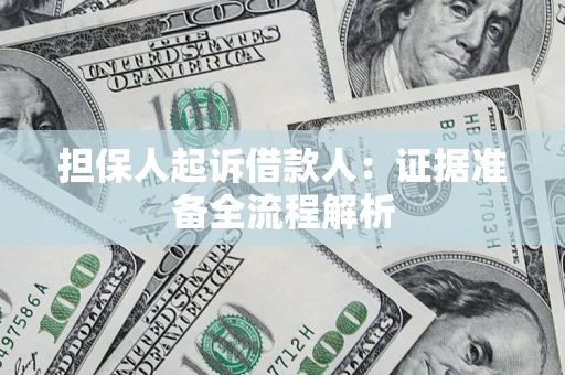 武汉担保人起诉借款人：证据准备全流程解析