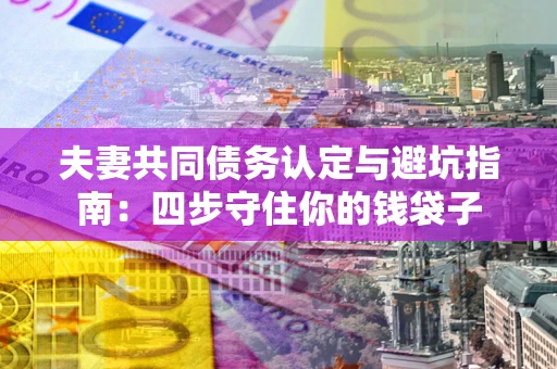 武汉夫妻共同债务认定与避坑指南：四步守住你的钱袋子