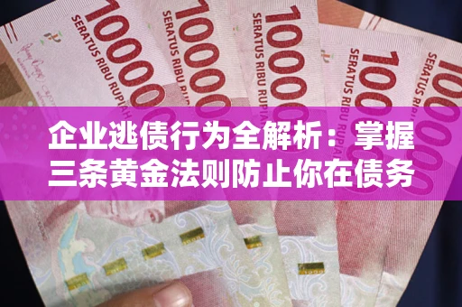 武汉企业逃债行为全解析：掌握三条黄金法则防止你在债务乱局中“踩雷”