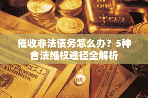 武汉催收非法债务怎么办？5种合法维权途径全解析