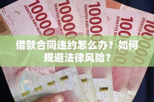 武汉借款合同违约怎么办？如何规避法律风险？